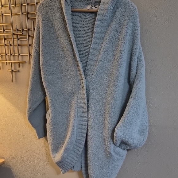 UGG Women's Cozy Gray Cardigan - Picture 2 of 4